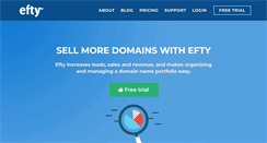 Desktop Screenshot of efty.com