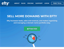 Tablet Screenshot of efty.com